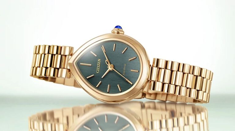 Featuring the Citizen L Rainell watch model EM1203-57X